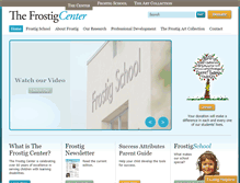 Tablet Screenshot of frostig.org